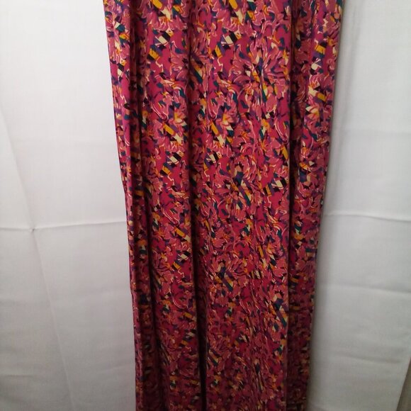 Lularoe Maxi Dress Women S Long Length Short Sleeve Pattern Colorful - Picture 15 of 16